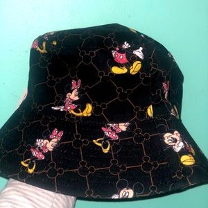 Disney monogram Bucket hat
